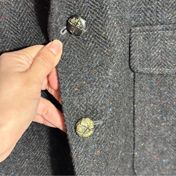 Haggar Black Sport Coat 100% pure wool size 42S - Picture 6 of 13